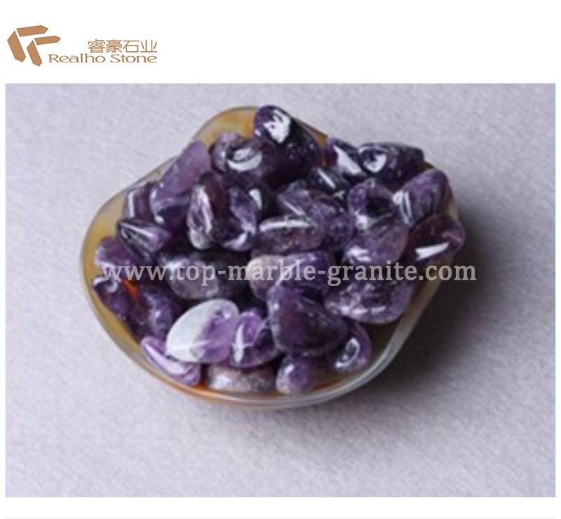 Purple agate stone Purple agate stone