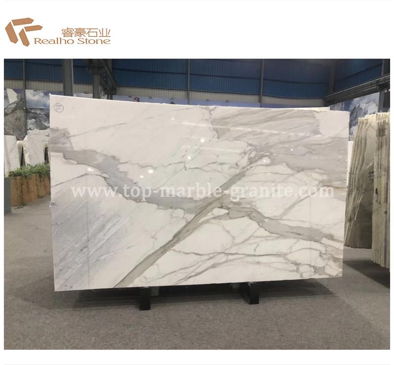 calacatta white marble