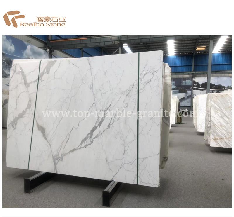 white mable countertops
