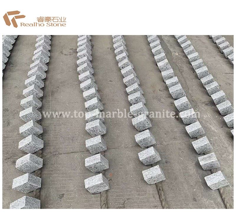 light granite cubic stone