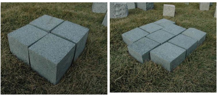 Paver, flamed surface Paver, flamed surface