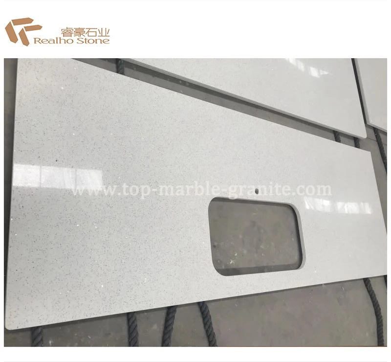 Crystal White Quartz Countertop