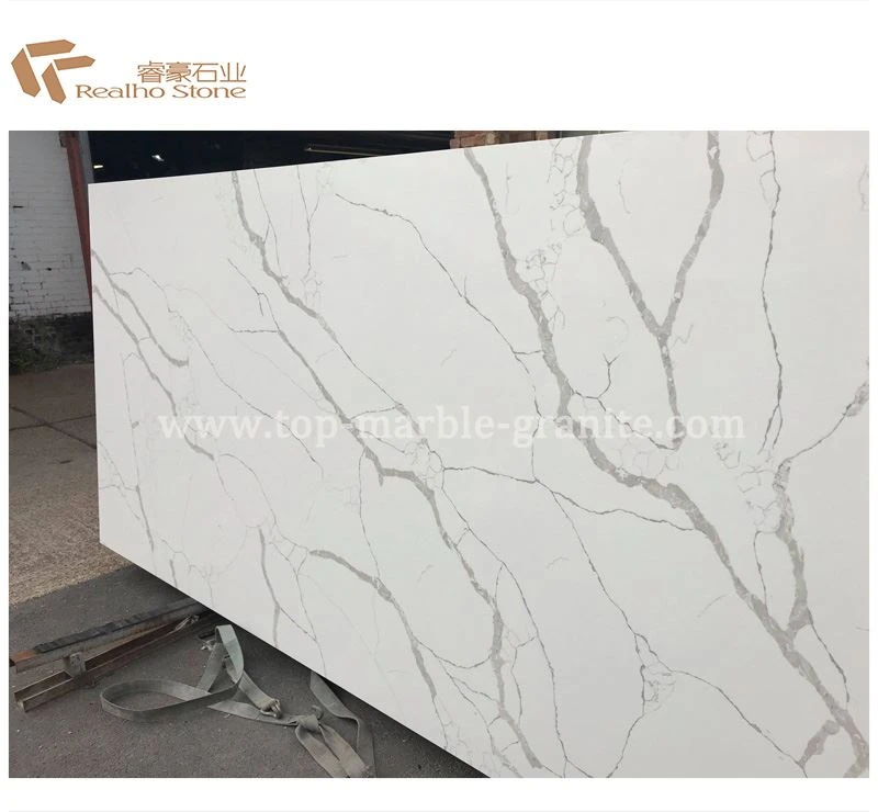 Calacatta White Quartz Slab