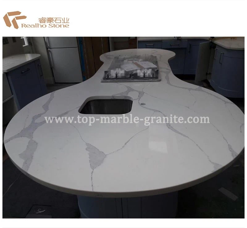 Calacatta White Quartz Table