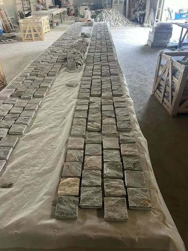 mesh backed pavers