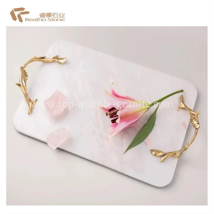 rosy pink marble