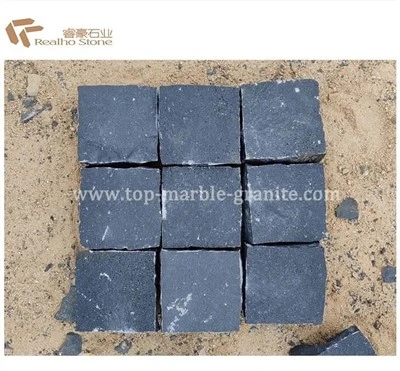 Basalt hitam untuk paving landskap