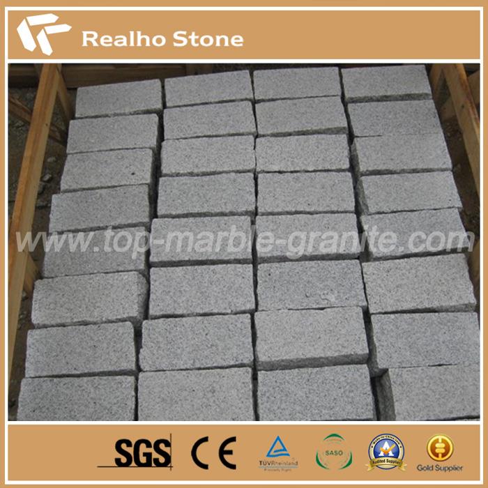 Small Natural Crystal Grey G603 Granite Brick Paver Stone
