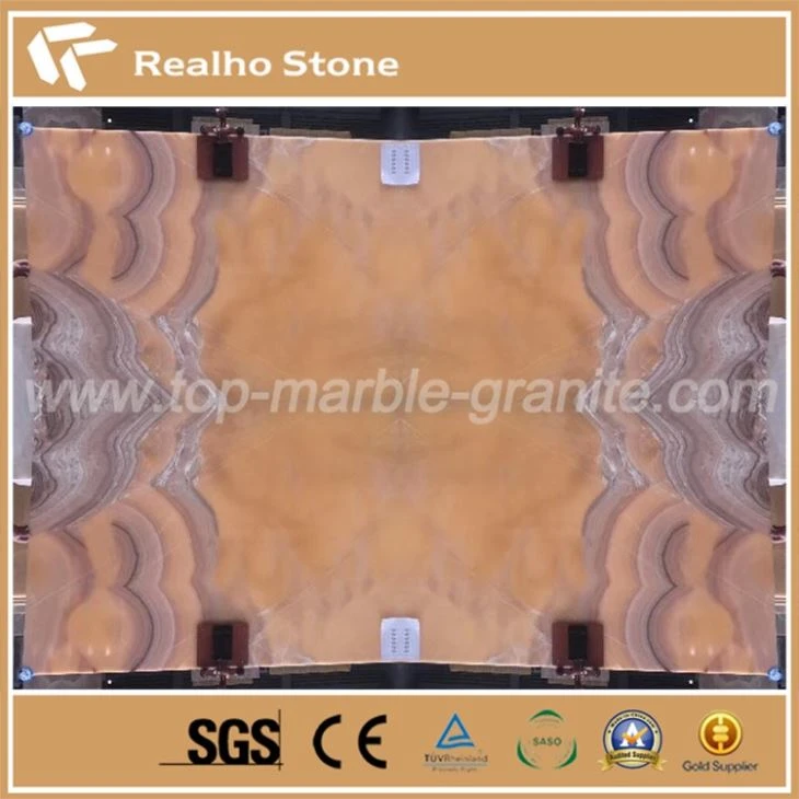 Book Matched Agate Orange Jade For Slab