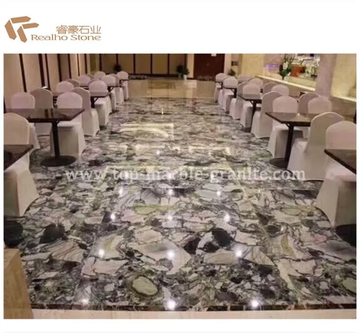 green marble tile