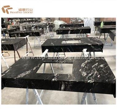 Cosmic Black Granite Countertops