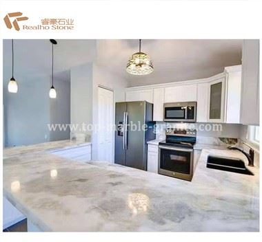 Countertop Marmar Kelabu Putih