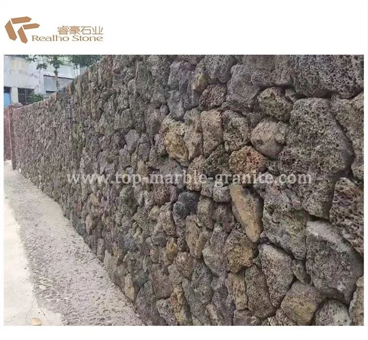 irregular lava stone