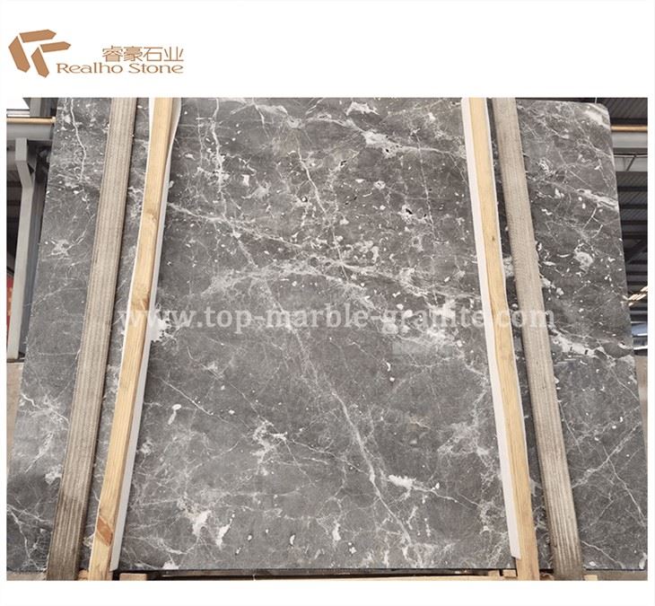 Silver Sable Marble Slab Polished