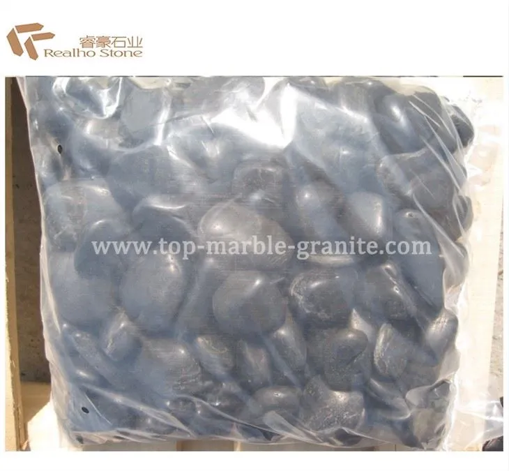 black pebbles
