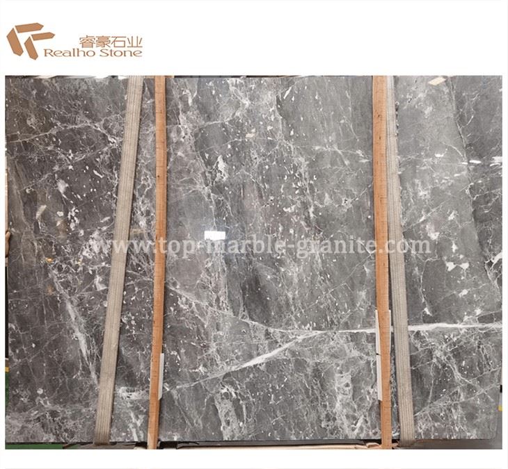 Silver Sable Marble Slab Polished