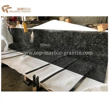 Prefab Angola Black Granite Countertop