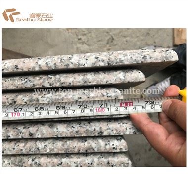 Prefab Grey G635 Granite Countertop Untuk Bilik Mandi Dapur