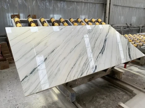 Papak Marmar Putih Bianco Baharu Digilap dalam Stok