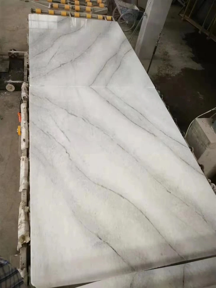 swan white marble